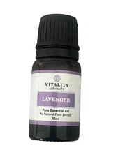 Vitality Extracts Lavender Essential Oils 10mL 100% Pure Aromatherapy NEW