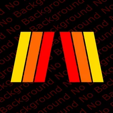 Racing Stripe Heritage Trio Vinyl Decal Fits RETRO 4RUNNER Tacoma Tundra TY009H