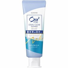 Ora2 me Stain Clear Toothpaste Natural Mint Flavor Whitening 130g Made in Japan