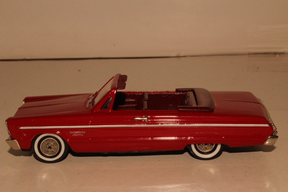 Milestone Miniatures 1965 Plymouth Fury Convertible, Red | eBay
