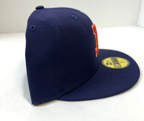 Illinois Fighting Illini NCAA NE WOOL Fitted Hat ~ Blue/Orange - Picture 3 of 5