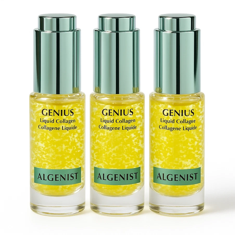 ALGENIST GENIUS Liquid Collagen 0.21oz 6.2ml SET OF 3 – Authentic Free Shipping