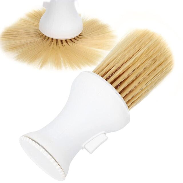 Hair Brush with Wooden Handle Professional Neck Duster Brush Soft Barber Brush