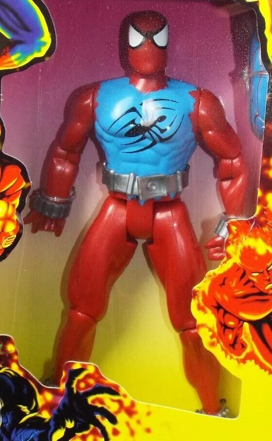Toy Biz Marvel Universe Scarlet SpiderMan Spider Deluxe Edition 10