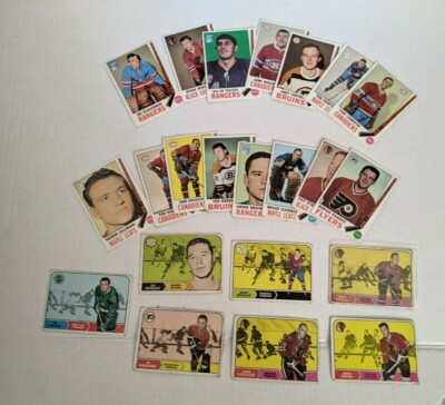 1968 &1969 Topps Hockey Cards You U Pick to Complete Set Good to Near Mint 