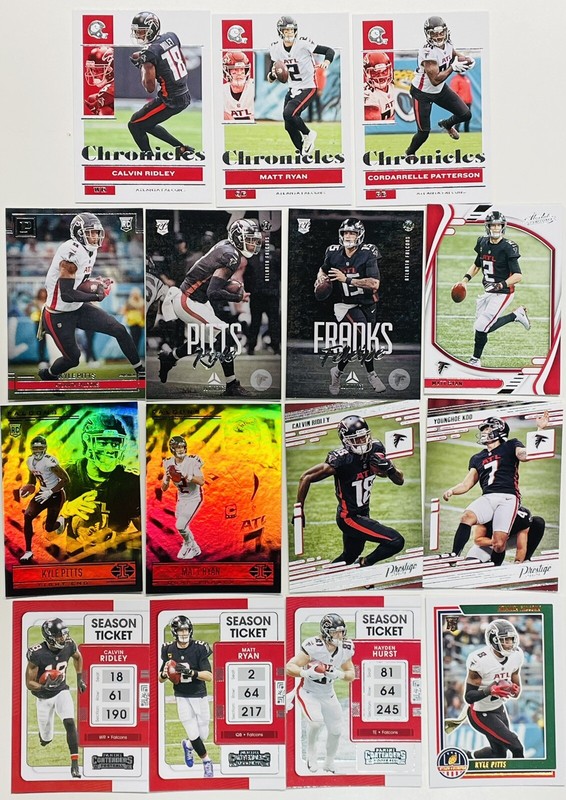 21-22 Panini NFL Football Sports Cards: Atlanta Falcons - Lot of  15 Base Bundle