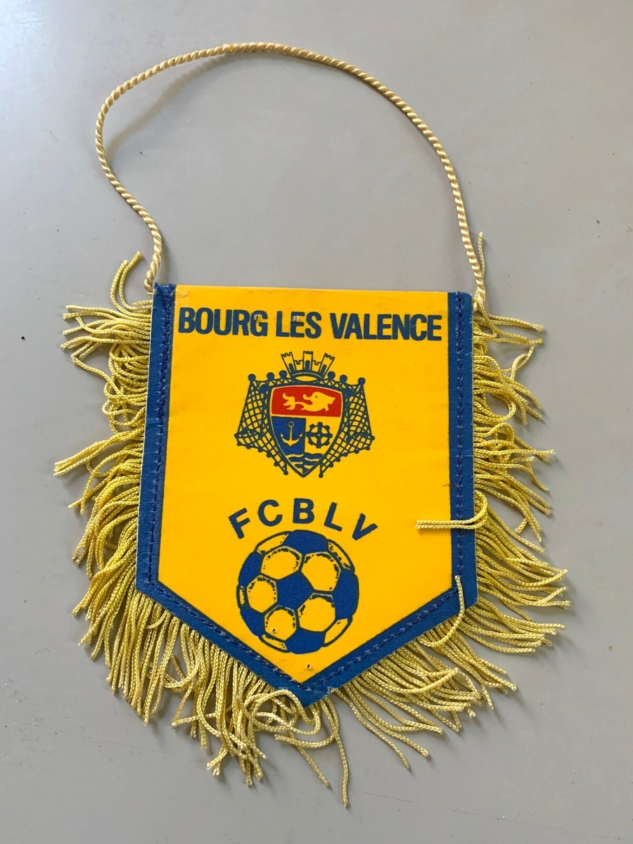 FC Valence rare fanion vintage foot football pennant wimpel banderin