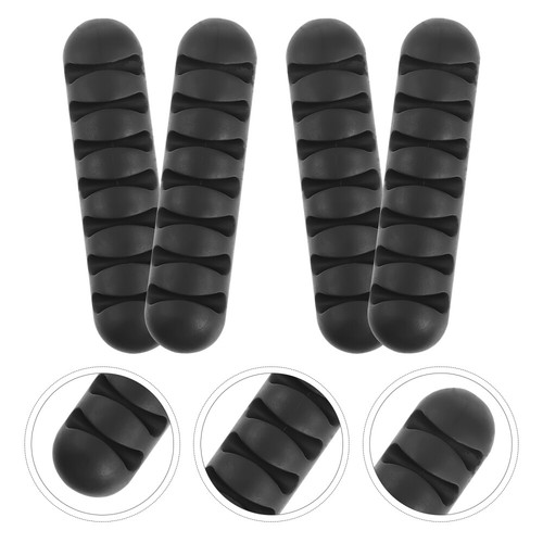 4 Pcs Drahtfixierer Kabelhalter Für Schreibtisch Ladekabel-Organizer - Afbeelding 7 van 12