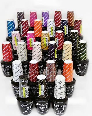 Gelcolor -Soak Off Nail Gel Polish opi - series 6 .5oz Pick Your Color/Top/Base