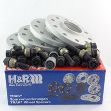 H&R Spurverbreiterung VA+HA ABE für Porsche 30mm silber/SW 957161-15