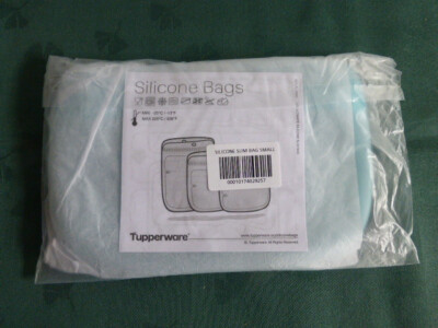 Tupperware Silicone Slim  Bag Small   türkis    NEU!!