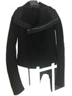 Rick Owens Clean Biker Leather Shoulder Collar (RET $1,747) — photo 2