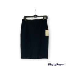 A New Day Ponte Black Pencil Skirt Size 6, New