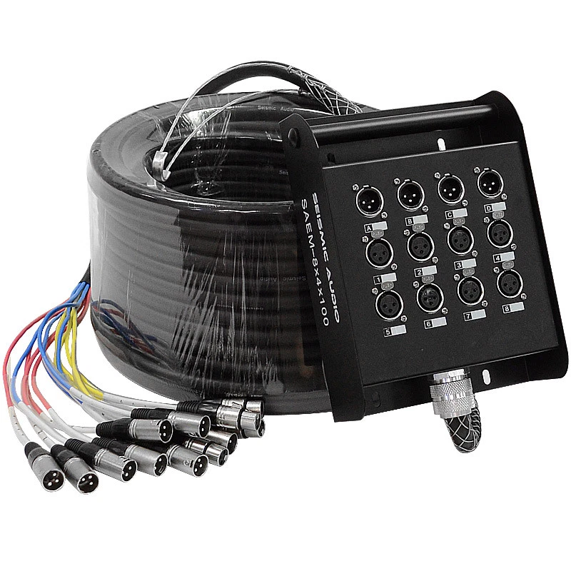 XLR Pro Audio Stage Box Snake Cable - 8, 12, 16, 24, 32 Channel - 25 to 200 Feet - Image 3 of 4