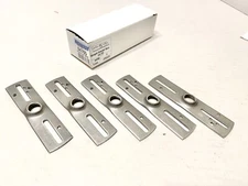 (5 pcs) Midwest Fasteners 64765 Electrical Straight Bracket Bars 1/4 FIP 44-E