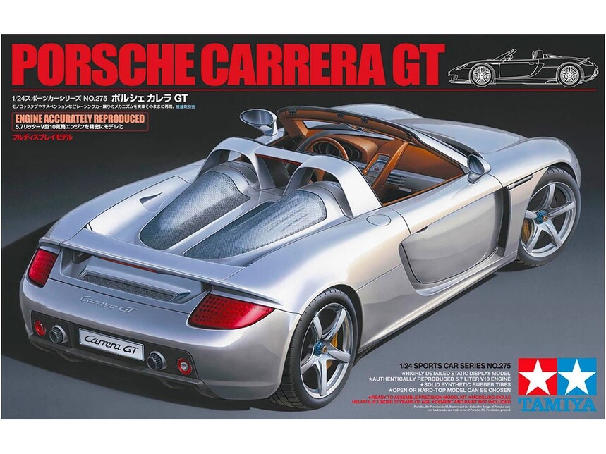 Tamiya 1/24 Porsche Carrera GT Sports Car TAM24275 | eBay