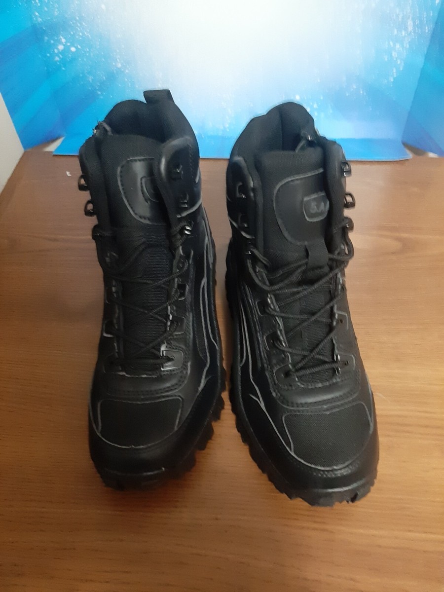 men tactical military boots unzhuo make black lace and zipper new(sh-2)