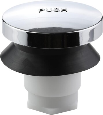 Danco Tub Drain Stopper Touch-Toe Style In Chrome Finish-2 x 2 x 2.25 inch-80811