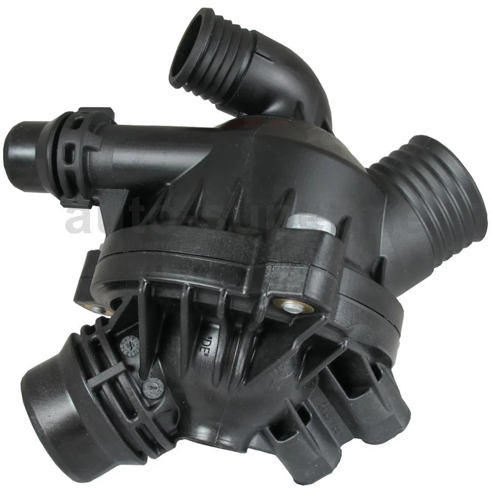 Conjunto de termostato de refrigerante y salida de agua para BMW X5 2007 2008 2009 2010 3,0 L Foto 3 de 3