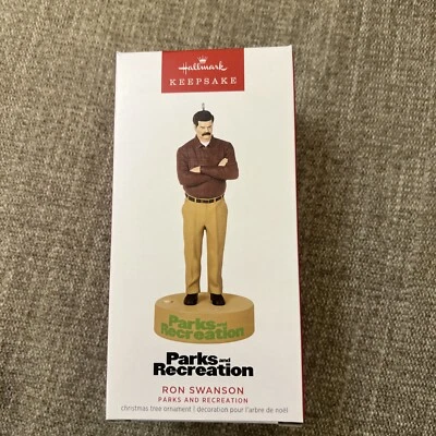 Hallmark 2023 Parks and Recreation RON SWANSON Ornament ~ NMIB