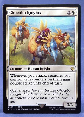 Chocobo Knights - MTG - Commander: Final Fantasy - Excellent NM