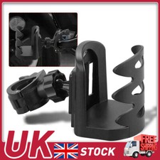 Universal Motorcycle Drink Holder Motor Bike Cup Holder Water Bottle Mount Black