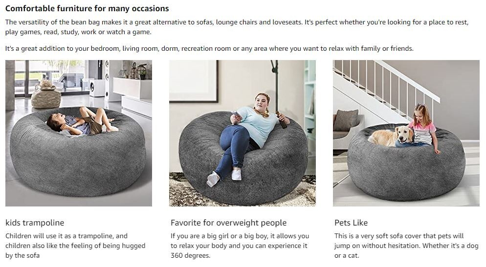 Details more than 160 bean bag chair filler alternatives esthdonghoadian
