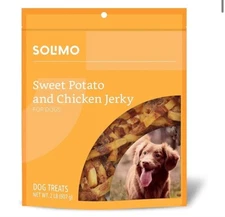 Solimo Sweet Potato & Chicken Jerky Dog Treats 2 pounds