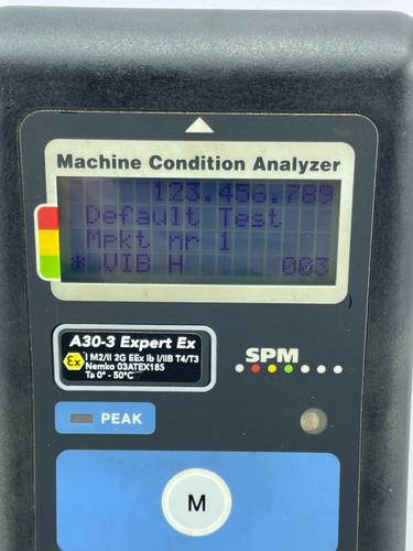 SPM A30-3 Expert EX Logger / Machine Condition Analyzer Advanced Monitor - Picture 11 of 15