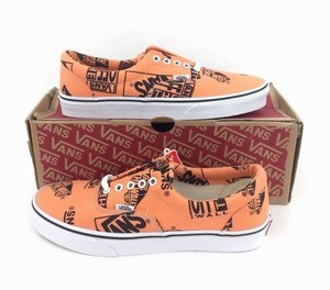 vans era tangerine black