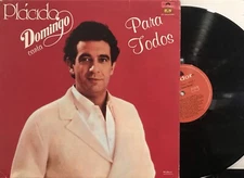 Placido Domingo - Canta Para Todos LP 1983 Polydor – LPE 16494 VG+/VG+ [Mexico]