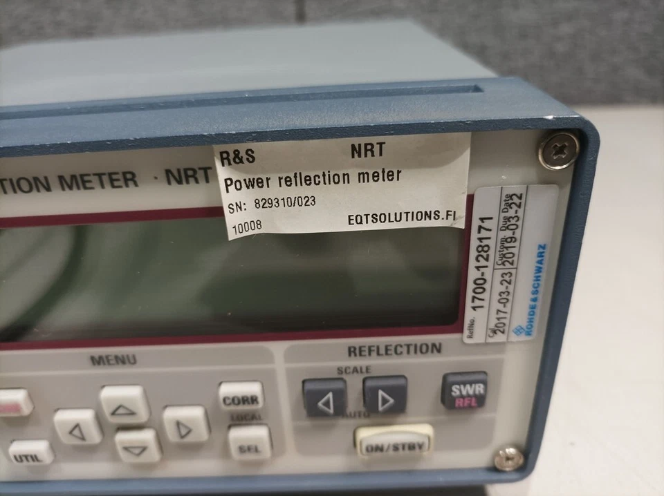 Rohde & Schwarz NRT, medidor de reflexión de potencia + sensor de potencia direccional NRT-Z43 Foto 3 de 4