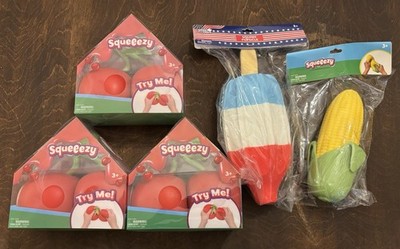 Squeezy Sunny Days Cherry, Corn & Squish Popsicle Bundle