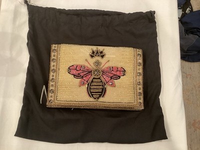 Mary Frances Beaded Purse Buzzed Queen Bee NWOT