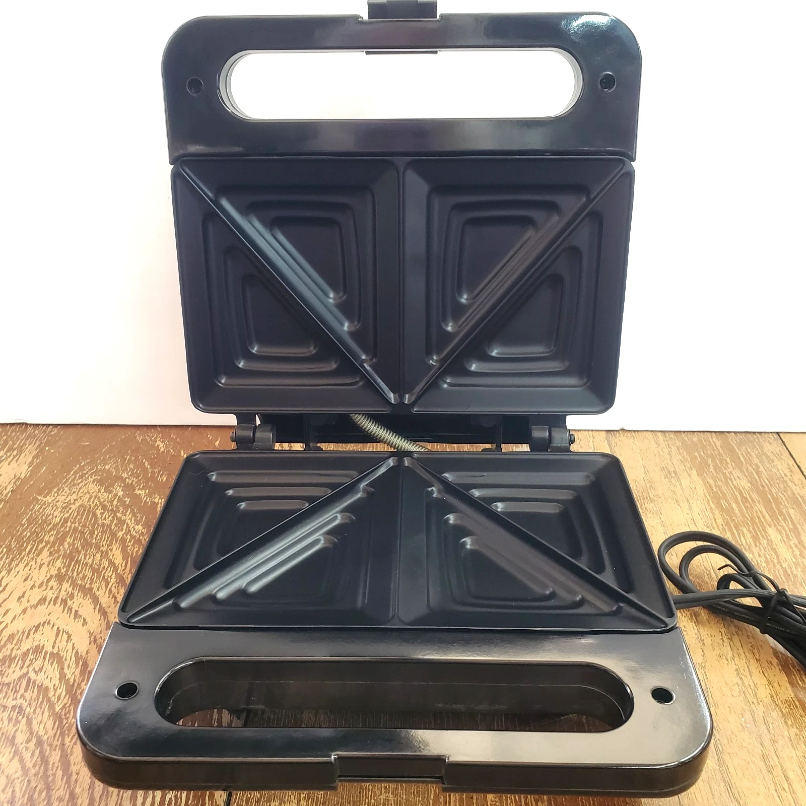 Vintage Salton Snack 'N' Sandwich Maker SA4 Black 1991 Electric Grill Non-Stick