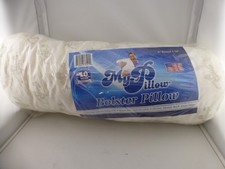 MyPillow Bolster Pillow 6" Round x 18" White Shredded Poly Fill USA Made R5