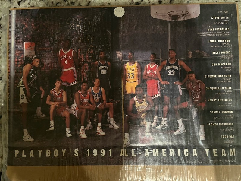 4 Playboy All American Basketball Centerfields