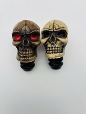 Lot Of 2 Skull Gear Shift Head Knob Car Transmission Shifting Stick. Cool Lot Of 2 Skull Gear Shift Head Knob Car Transmission Shifting Stick. Cool
