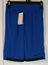 Nike/Training Shorts/Boys Size N/A/Royal Blue/Black Swoosh Dri-Fit