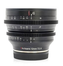 7artisans 12mm T2.9 APS-C MF Vision Cine Lens for E/FX/M43/EOS-R/Z/L