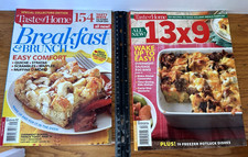 2 Taste of Home Magazines Breakfast  Brunch 13x9 Dishes Potluck Recipes