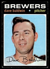 1971 Topps Dave Baldwin #48 - Milwaukee Brewers - VG