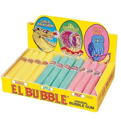 Dubble Bubble El Original Gum Cigars, Assorted Fruit 