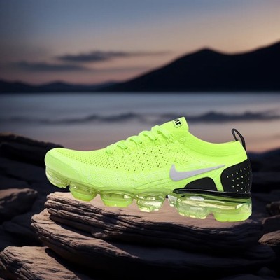 Nike Air VaporMax Flyknit 2018🟢⚫ Fluorescent Green Black | eBay