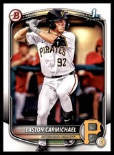 2025 Bowman Draft #BD-50 Easton Carmichael Pittsburgh Pirates