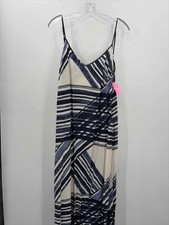 Loft Navy Size Large Maxi Sleeveless Dress