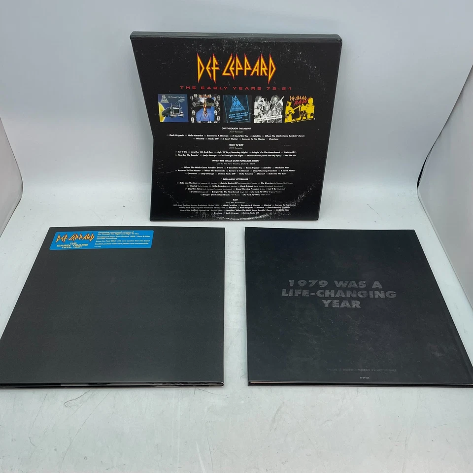 Def Leppard The Early Years 79-81 5xCD Box Set US 2020 Edition NM/VG+ Foto 2 de 3