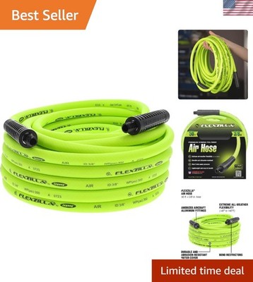 Heavy-Duty Flexzilla Air Hose 3/8'' x 50 ft. - Ultimate Durability & Flexibility