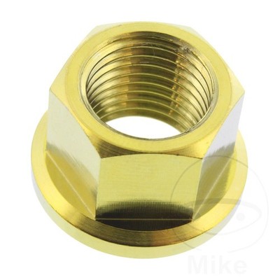 JMP Kettenradmutter Schraube Gold Sechskantmuttern M12X1,25mm für Honda CRF 1000 L 2016-2020