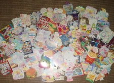 Kawaii Sticker Flakes X 50 In A Kawaii A Mini  Envelope/USA Seller/FREE Ship